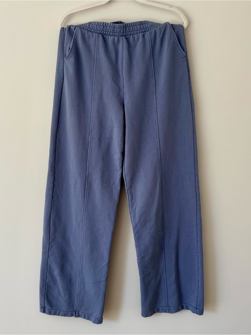 NWOT Gap Heavyweight French Terry Seamed Straight Sweatpants, Purple – M Tall